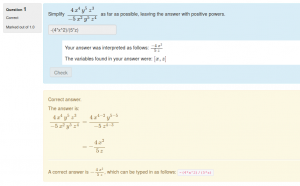 Cancelling Algebraic Fractions